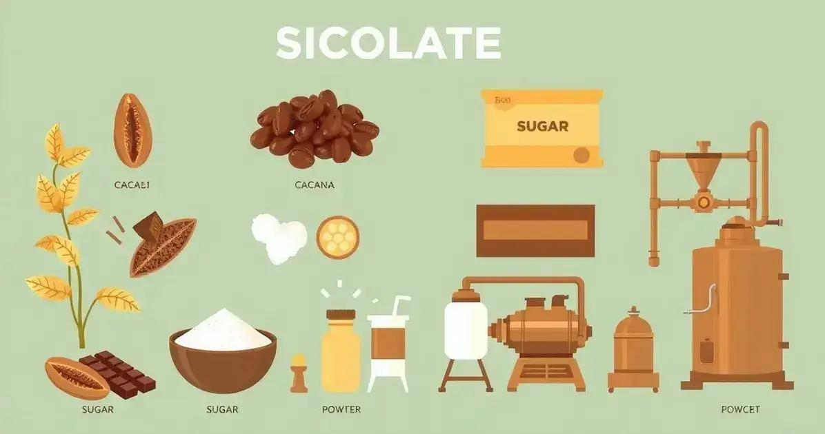 Ingredientes do Chocolate na Revolução Industrial