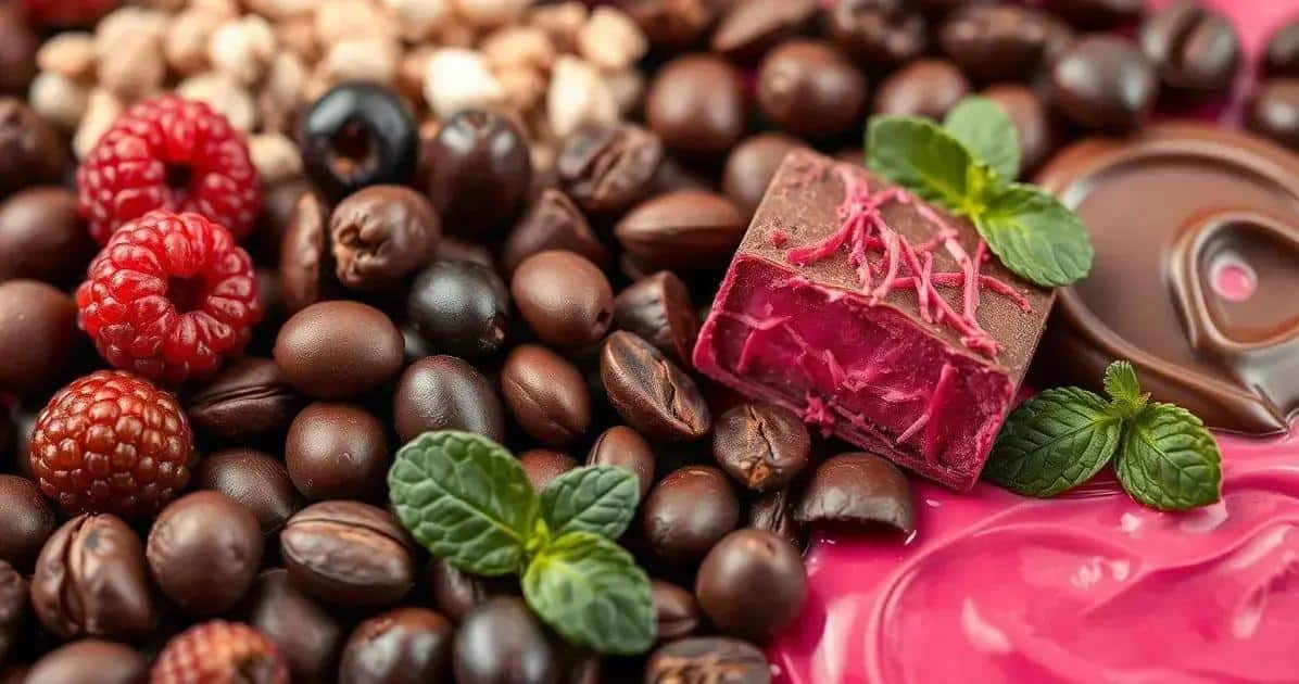 Ingredientes do Chocolate Ruby