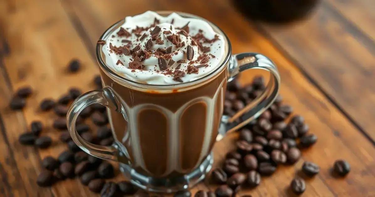 Ingredientes para a Bebida de Chocolate com Café Expresso