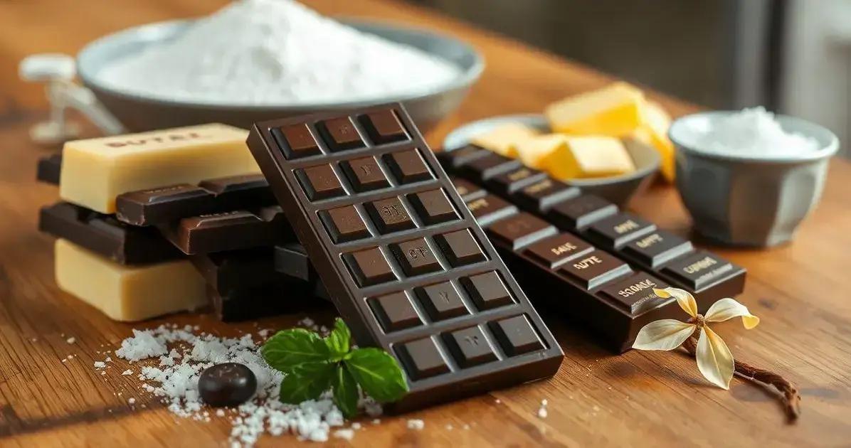 Ingredientes para a Receita de Chocolate Perfeito
