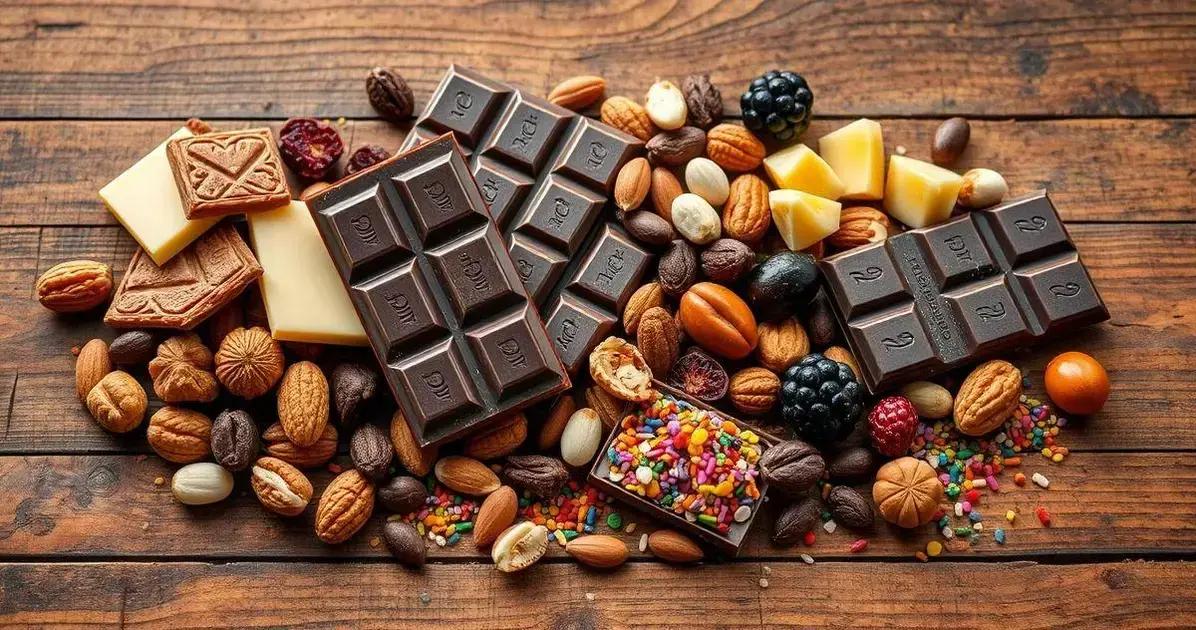 Ingredientes para as Lembrancinhas de Chocolate