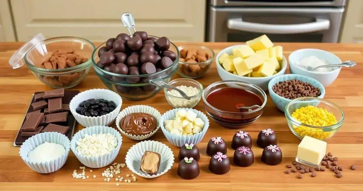 Ingredientes Para Bombons Deliciosos