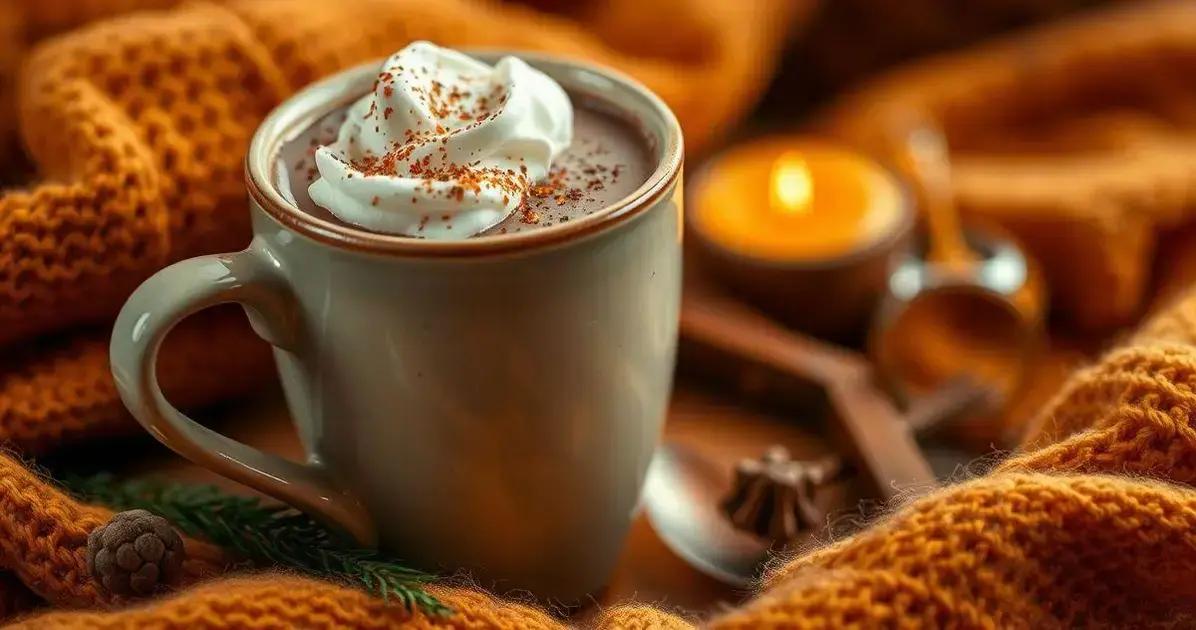 Ingredientes para Chocolate Quente com Pimenta Suave