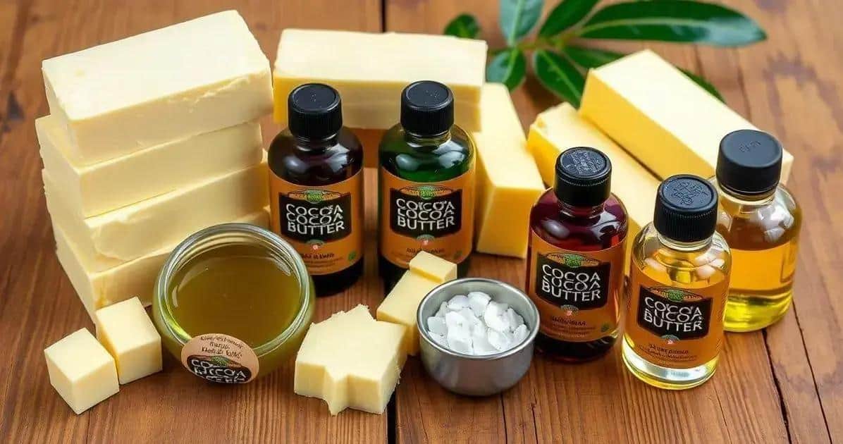 Ingredientes para evitar a cristalização da manteiga de cacau