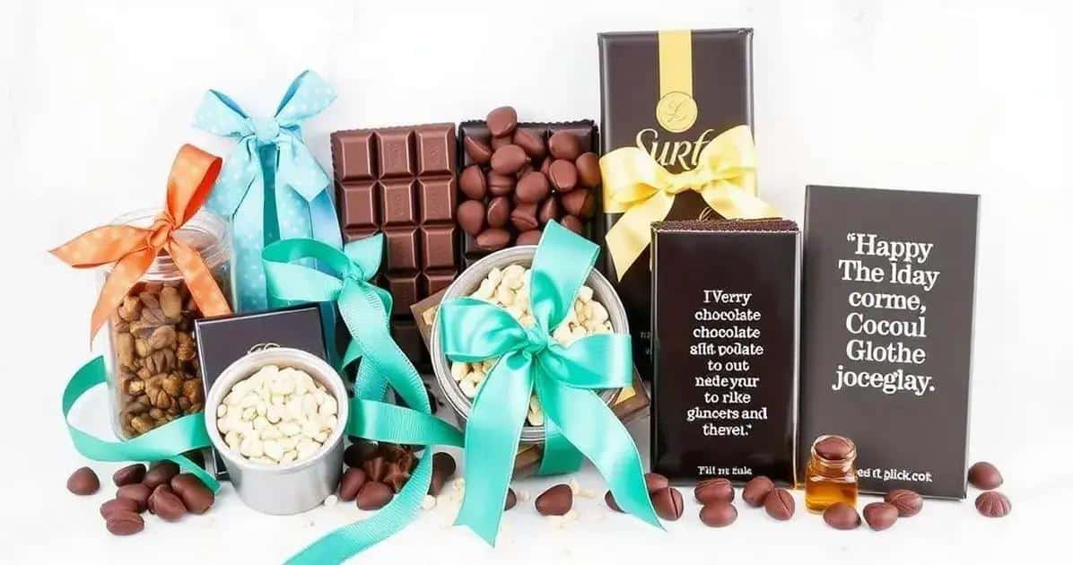 Ingredientes para Lembrancinha de Chocolate