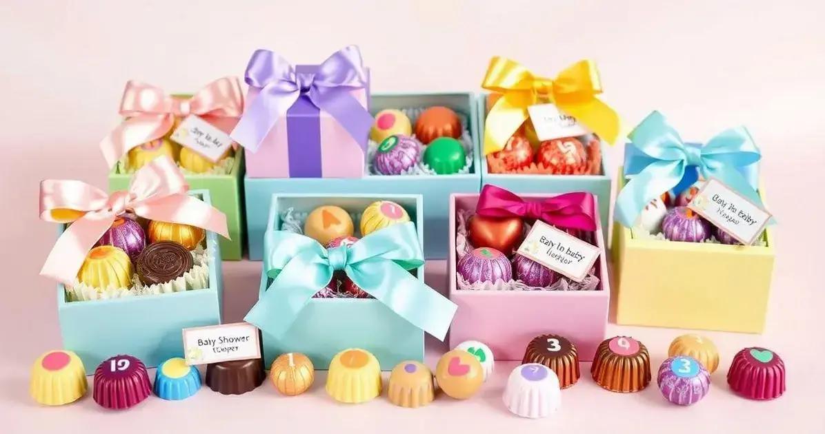 Ingredientes para Lembrancinhas com Chocolate