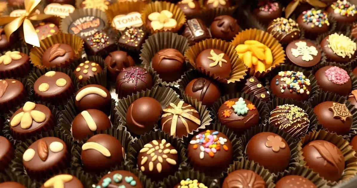 Ingredientes para montar kits de chocolate