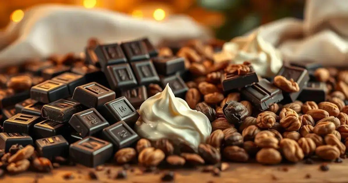 Ingredientes para o Presente de Chocolate