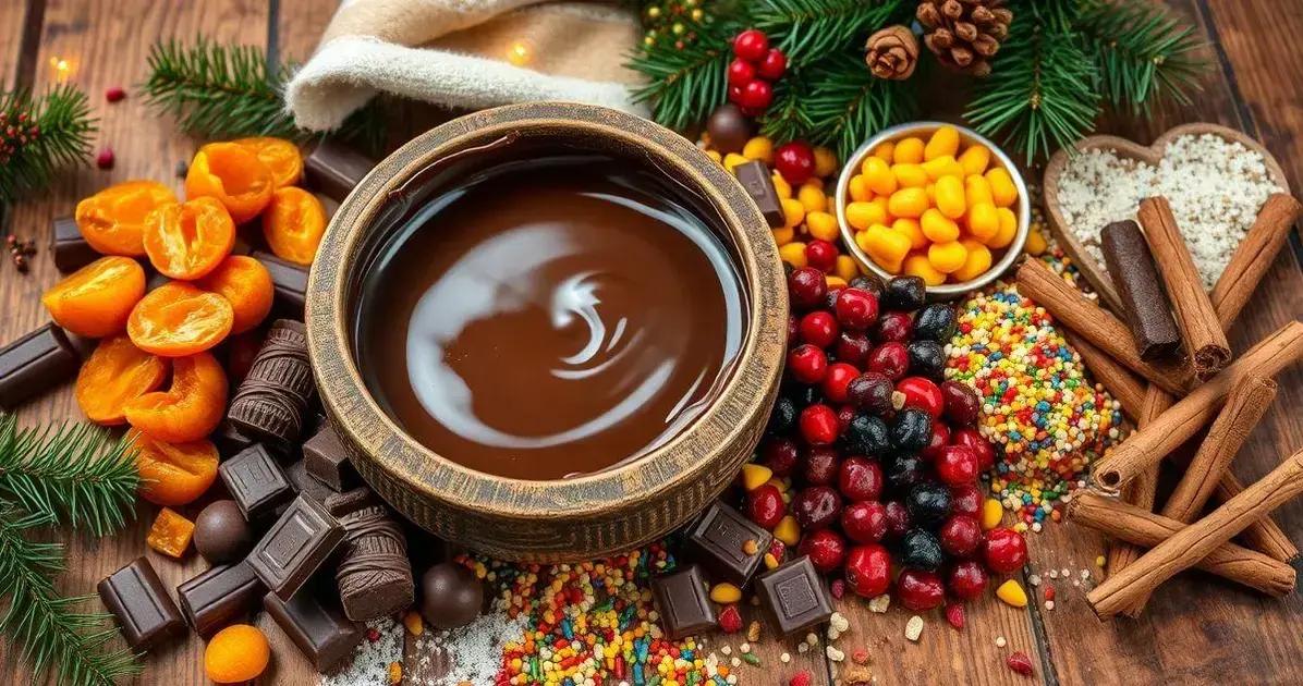 Ingredientes para Presentes de Chocolate