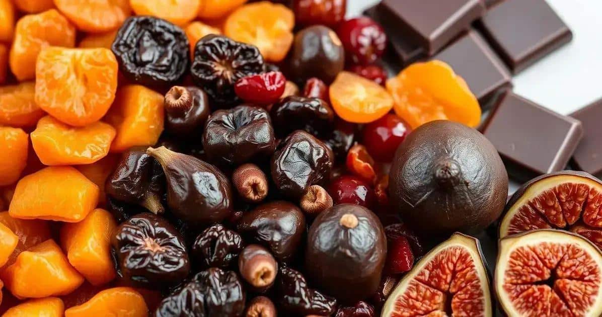Melhores Frutas Secas para Usar no Chocolate