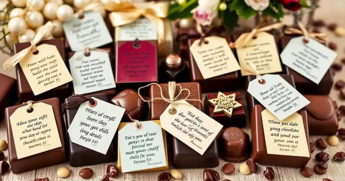 Mensagens Personalizadas para Chocolate
