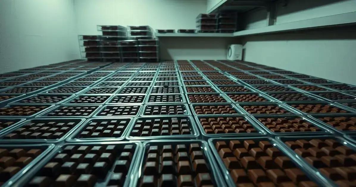 Método de armazenamento: como evitar que o chocolate derreta fora da geladeira?