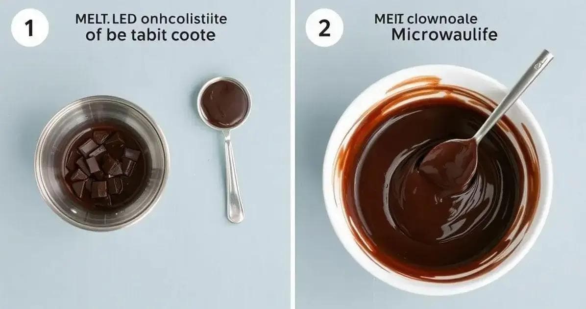 Método de Preparação: Como derreter chocolate corretamente