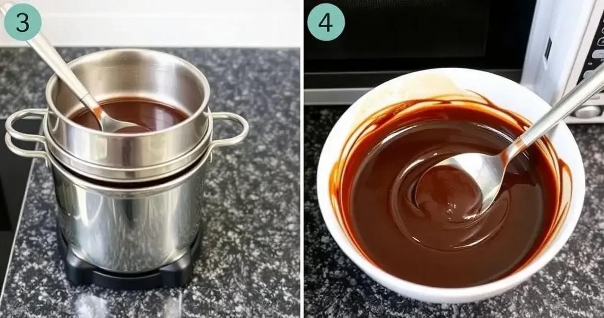 Método de Preparação: Como derreter chocolate corretamente