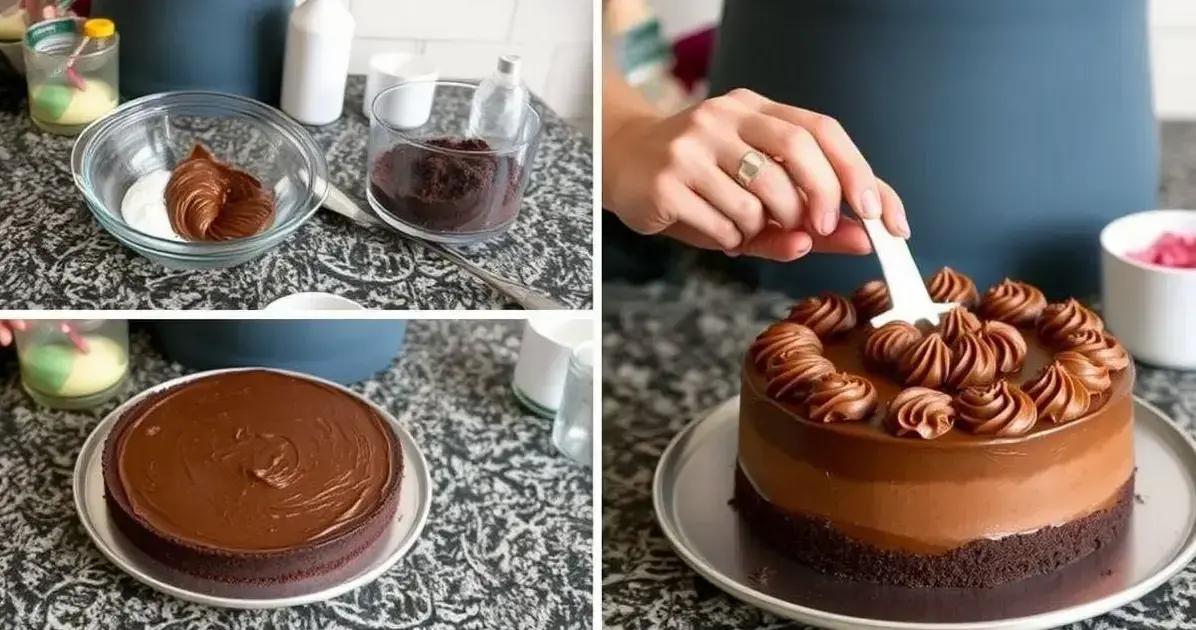 Método de Preparação da Torta de Chocolate