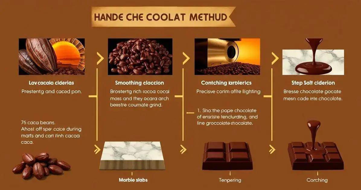 Método de preparação do chocolate artesanal