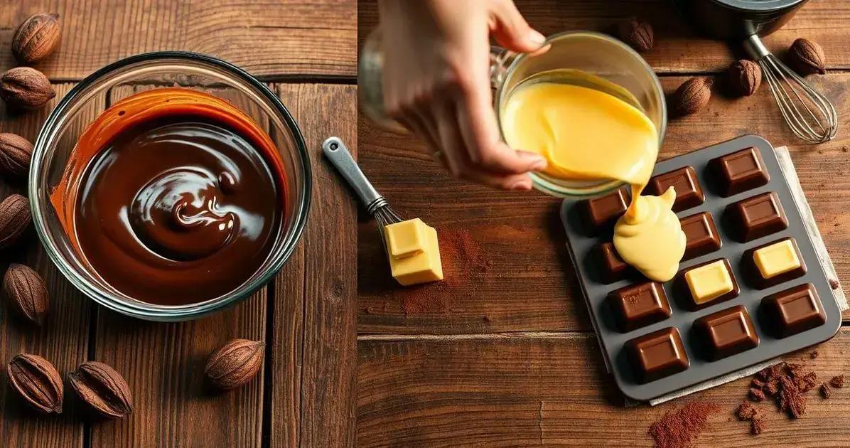 Método de preparação do chocolate caseiro