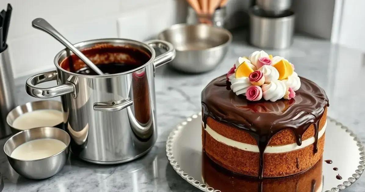 Método de Preparação do Chocolate Derretido