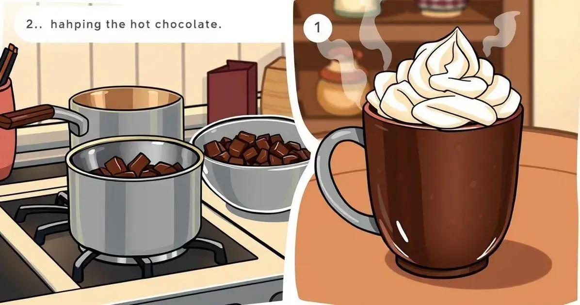 Método de Preparação do Chocolate Quente
