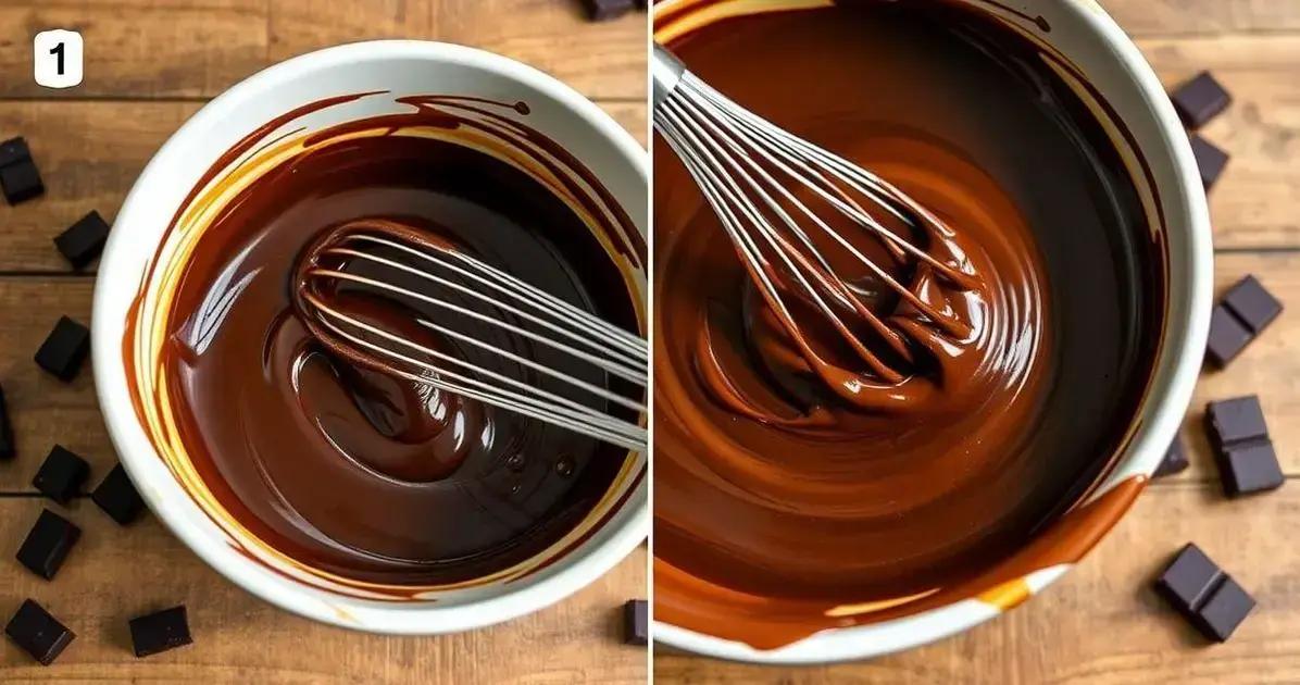 Método de preparação do ganache
