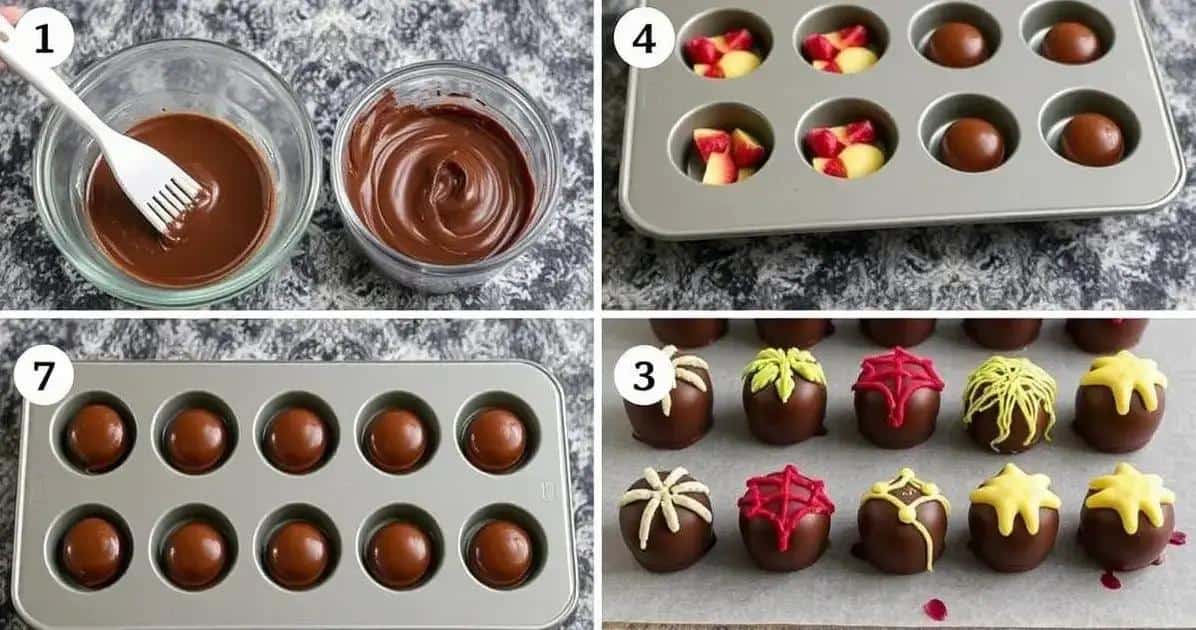 Método de preparação dos bombons