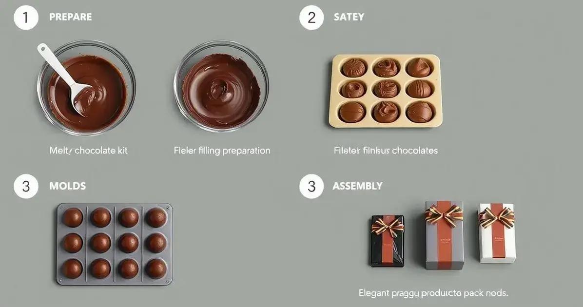 Método de Preparação dos kits de chocolate