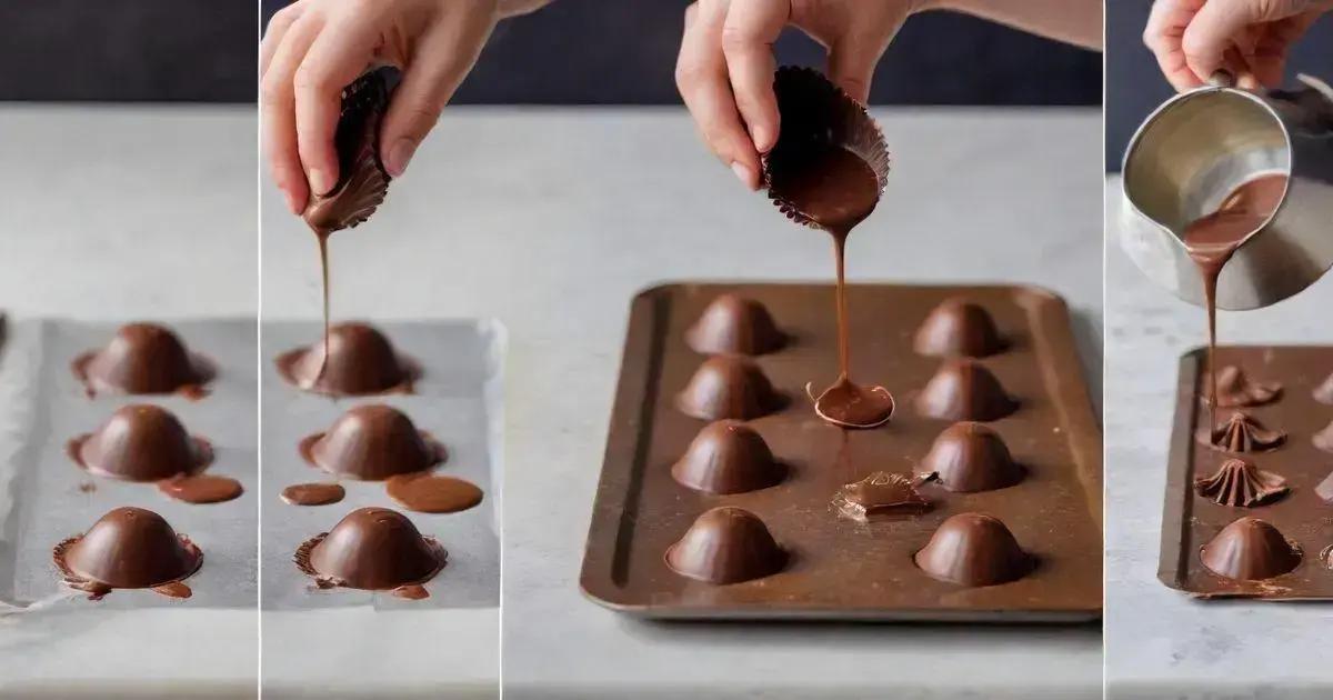 Método de Preparo da casquinha de chocolate crocante