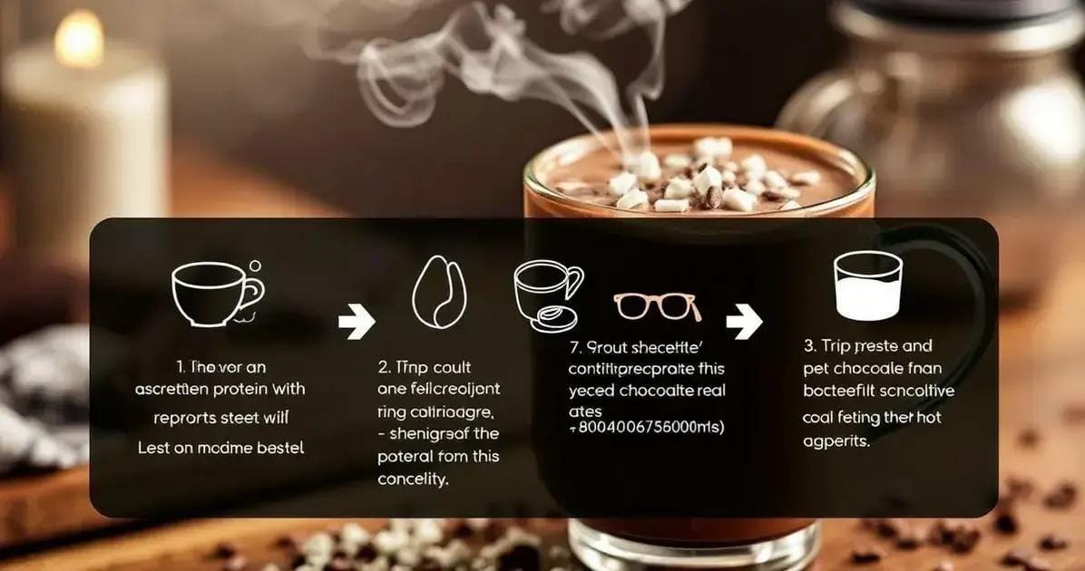Método de Preparo do Chocolate Quente Fit