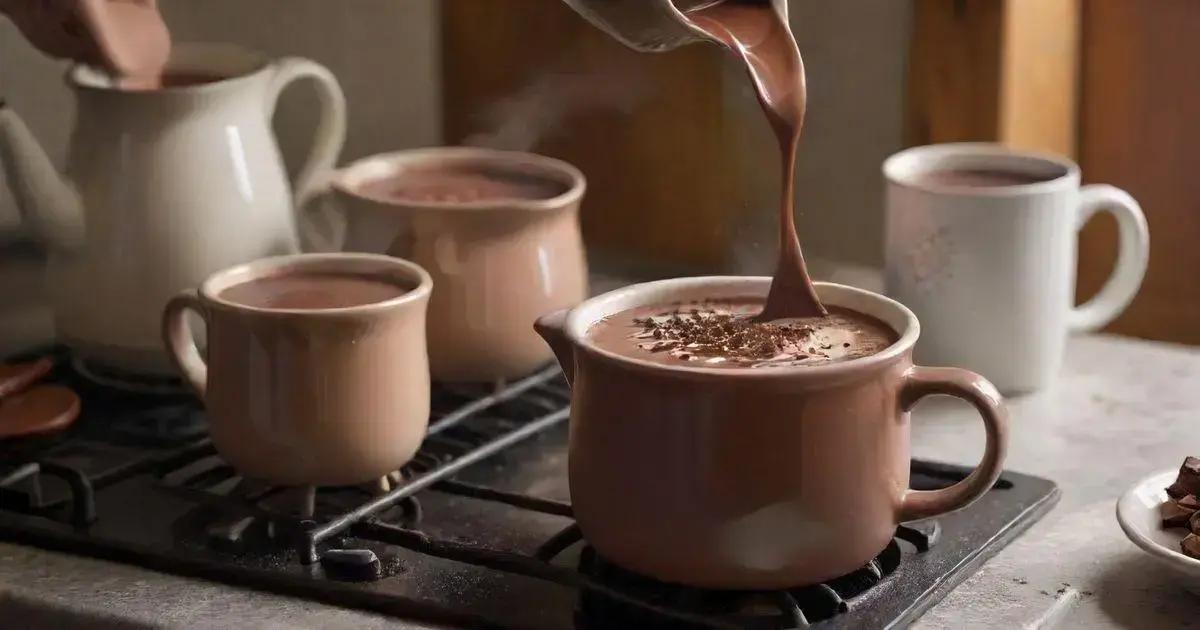 Método de Preparo do Leite com Chocolate