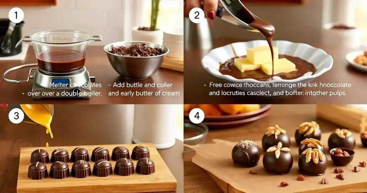 Método de Preparo dos Chocolates Especiais