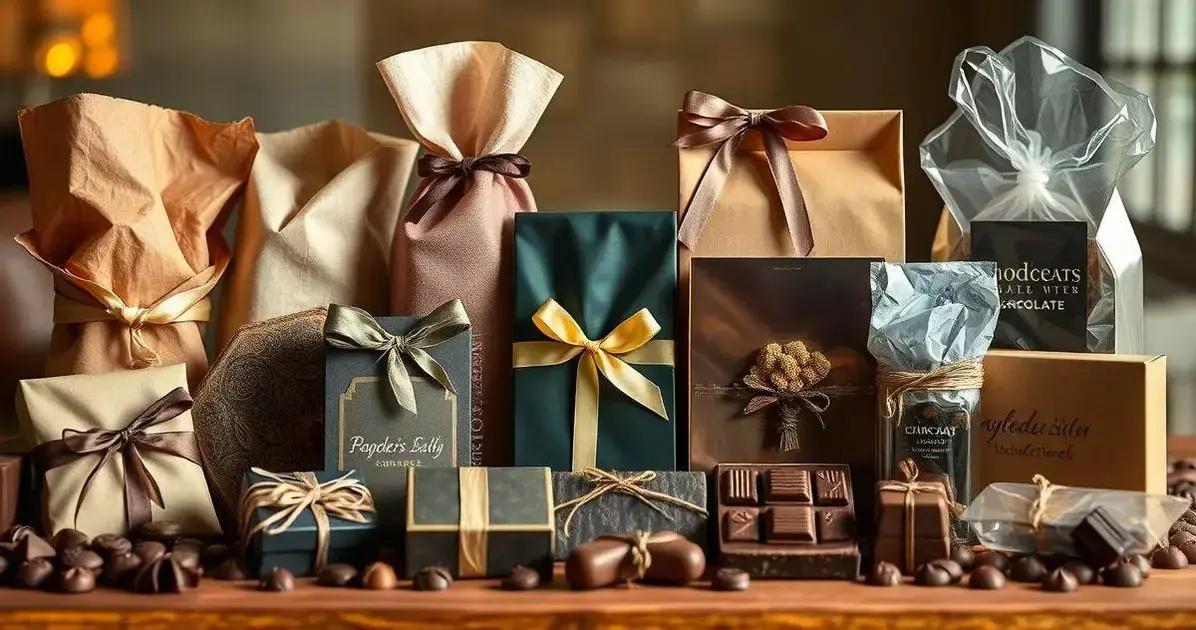 Métodos Criativos de Como Embalar Chocolates