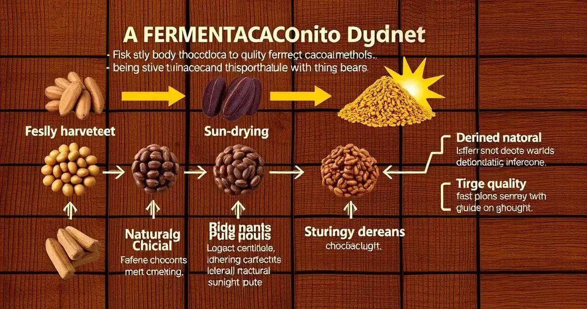 Métodos de fermentação e secagem do cacau