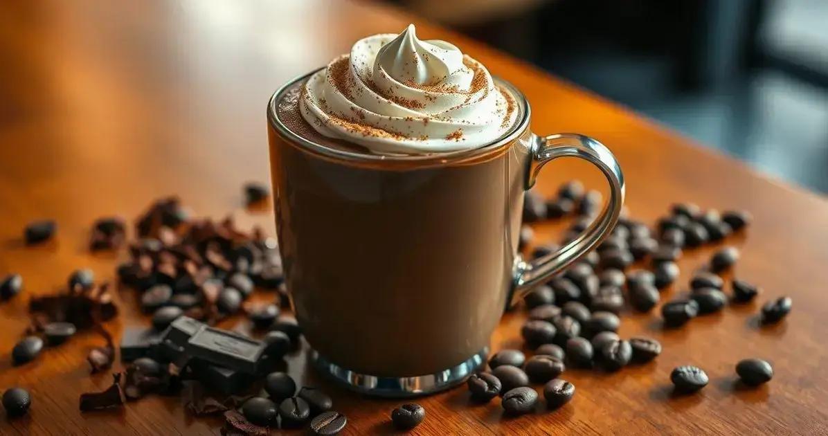 Mocha do Amor: Café e Chocolate Unidos em uma Caneca de Prazer