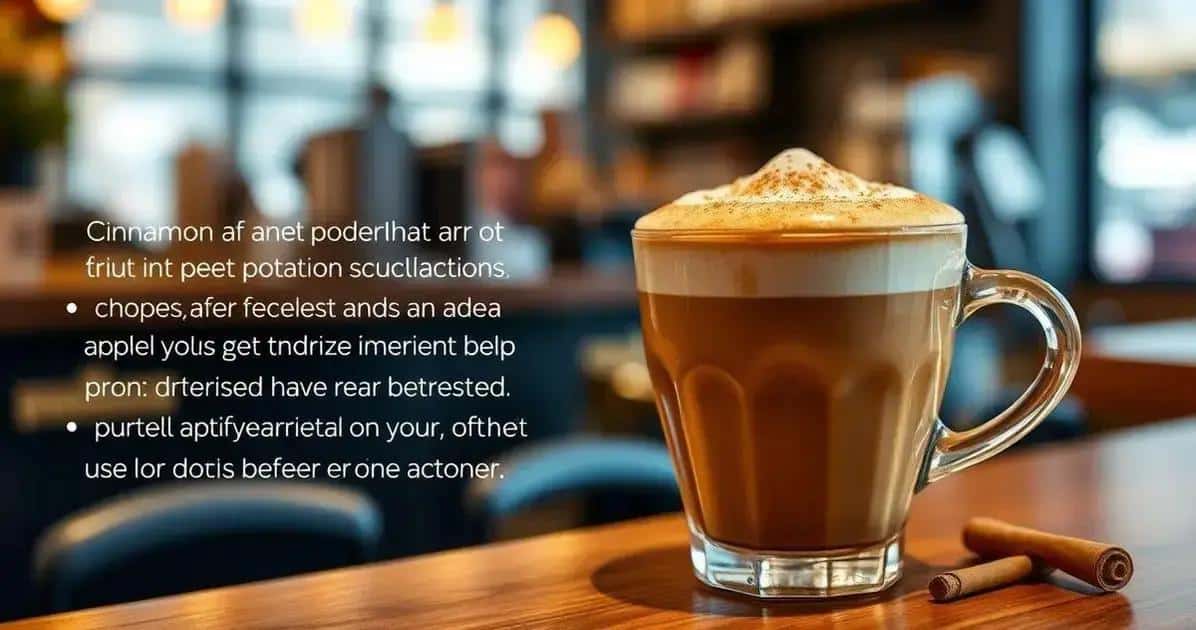 O efeito da canela no sabor do cappuccino