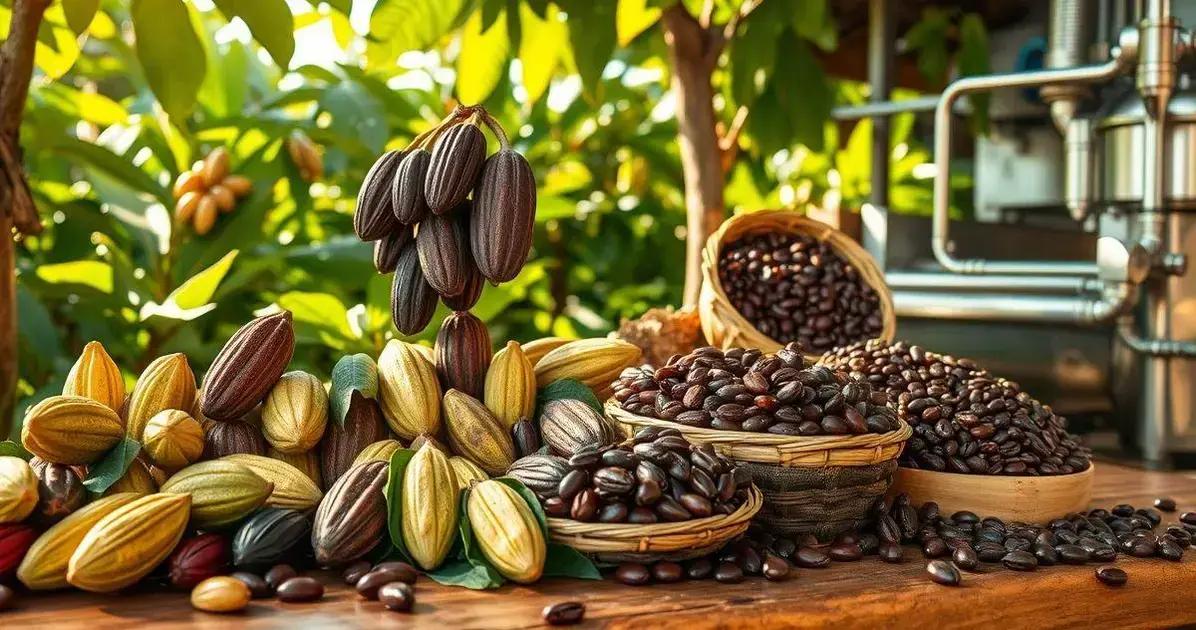 O papel do cacau na fabricação do chocolate