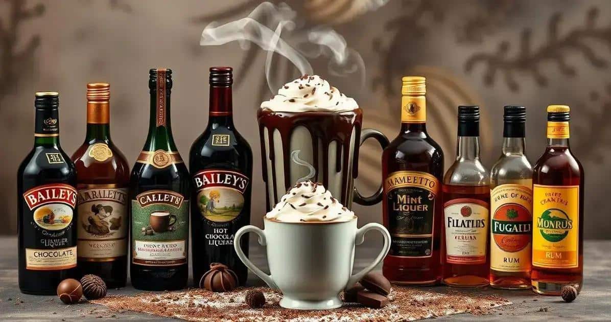 Os Melhores Licores para Usar no Chocolate Quente