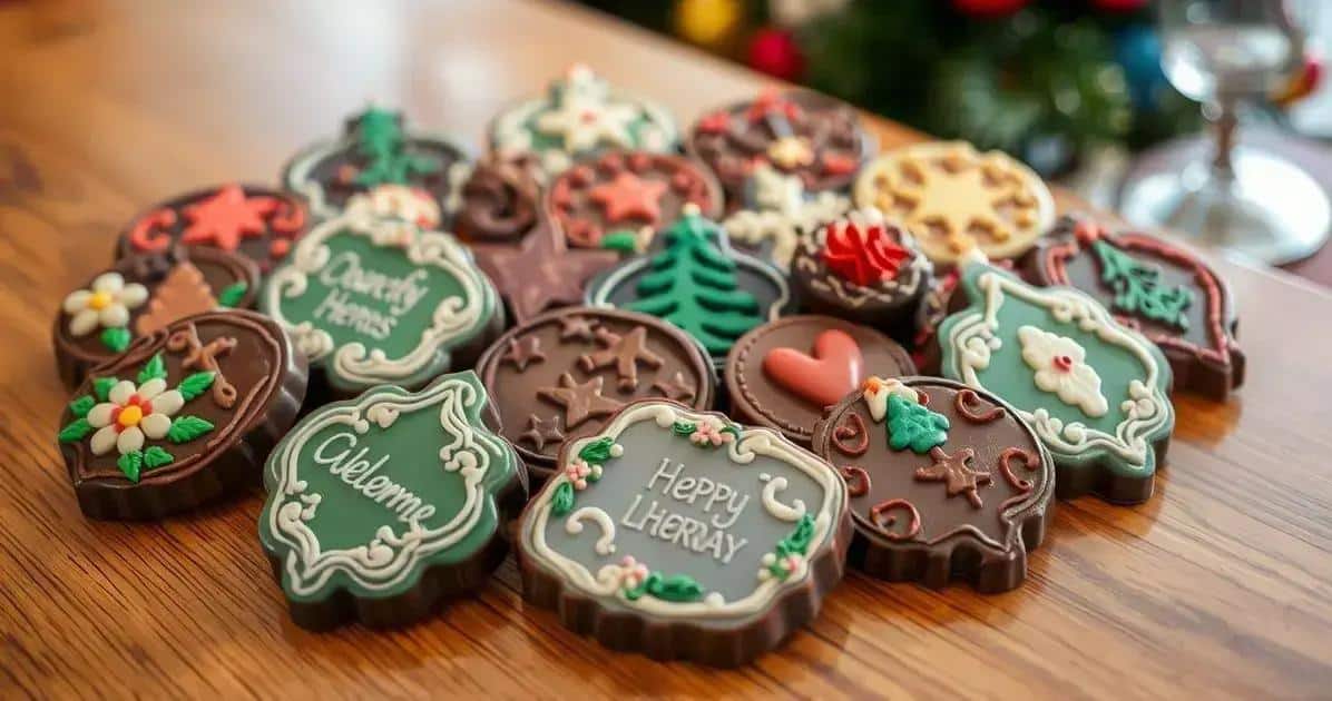 Plaquinhas Decorativas de Chocolate: Simples, Lindas e Fáceis de Fazer