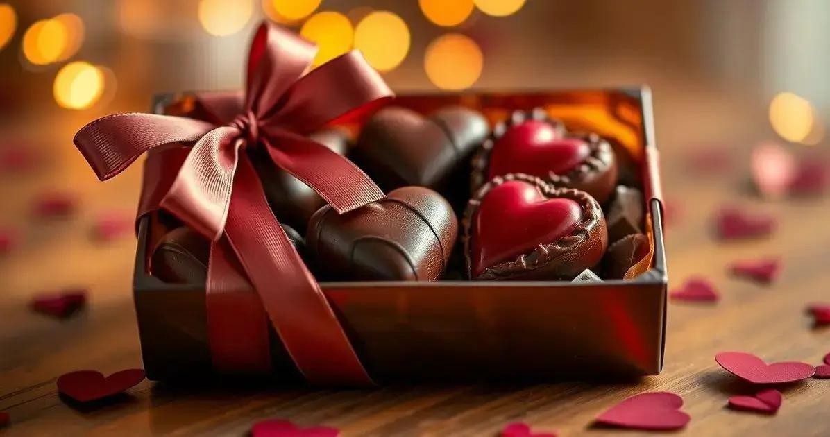 Presente Caseiro com Chocolate: Surpreenda o Amor da Sua Vida