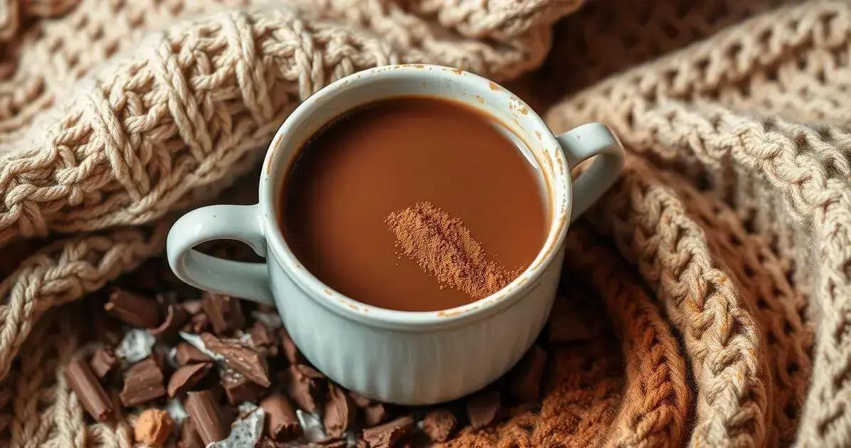 Receita: Bebida de cacau quente