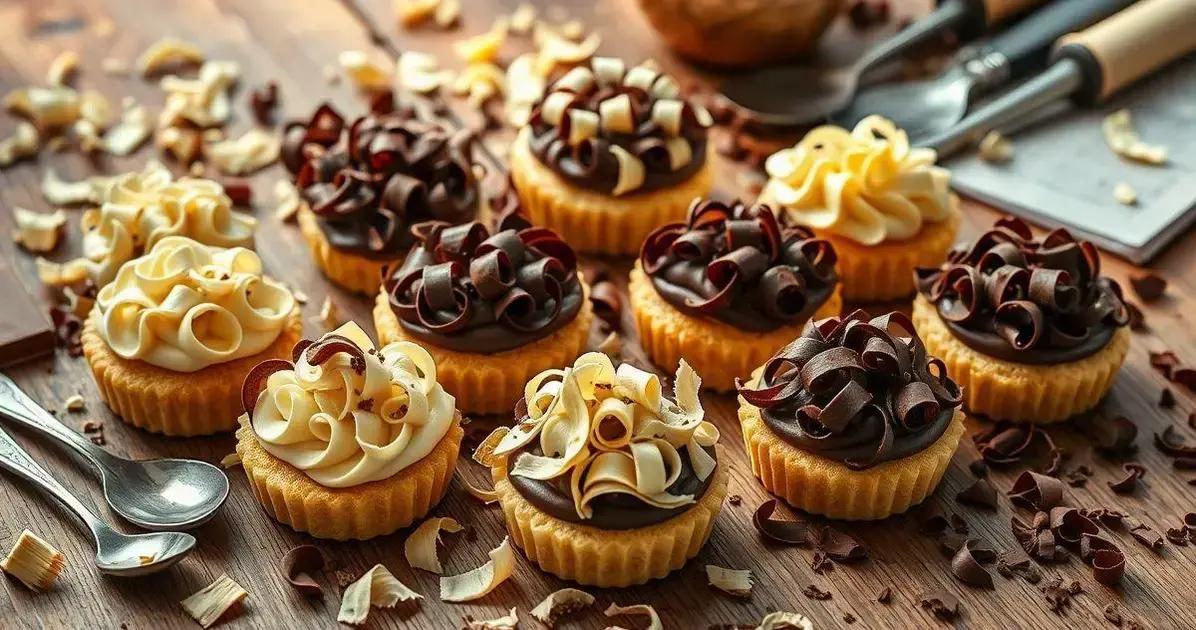Receita e curiosidades sobre raspas de chocolate decorativas