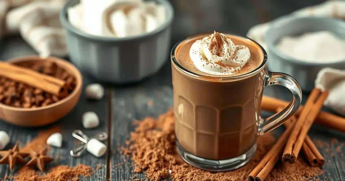 Receita Prática de Chocolate Quente Fit