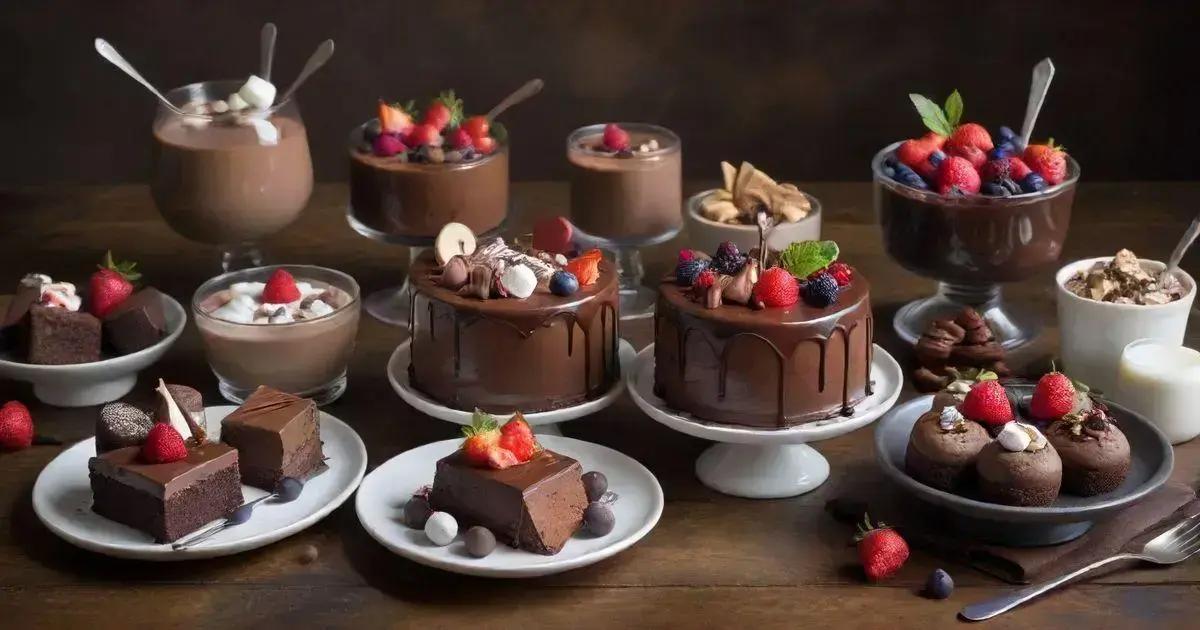 Receitas Deliciosas com Chocolate em Ponto Certo