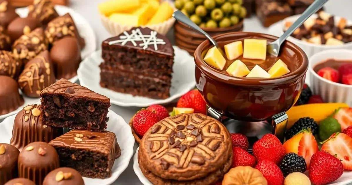 Receitas deliciosas utilizando chocolate recuperado