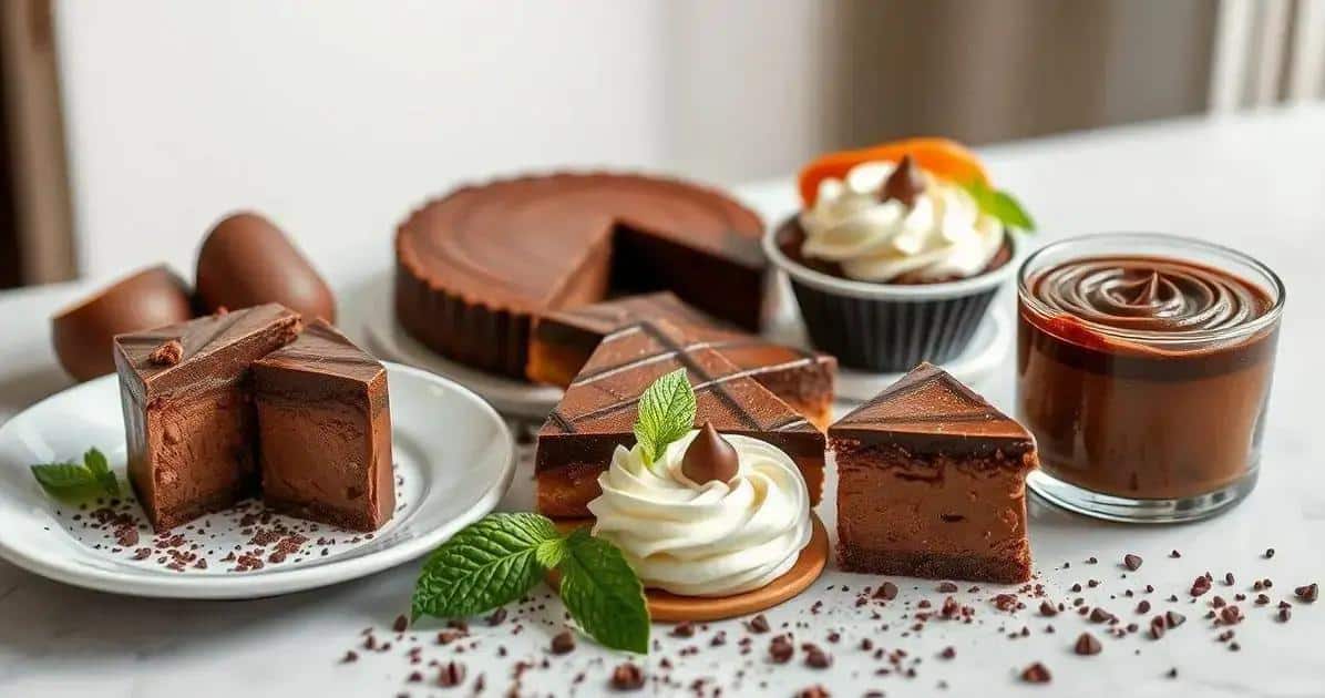 Receitas francesas clássicas com chocolate