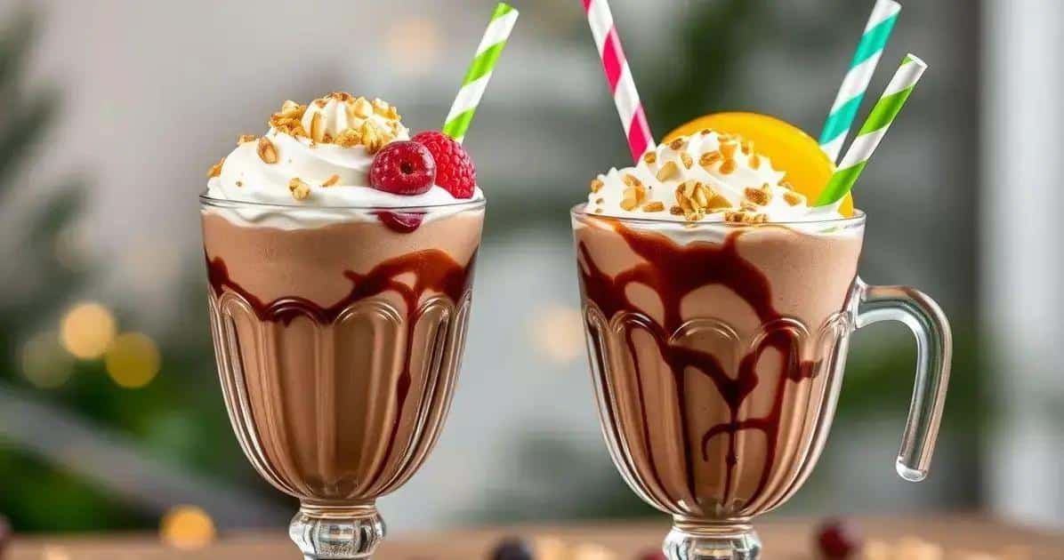 Servindo o Milkshake em Grande Estilo