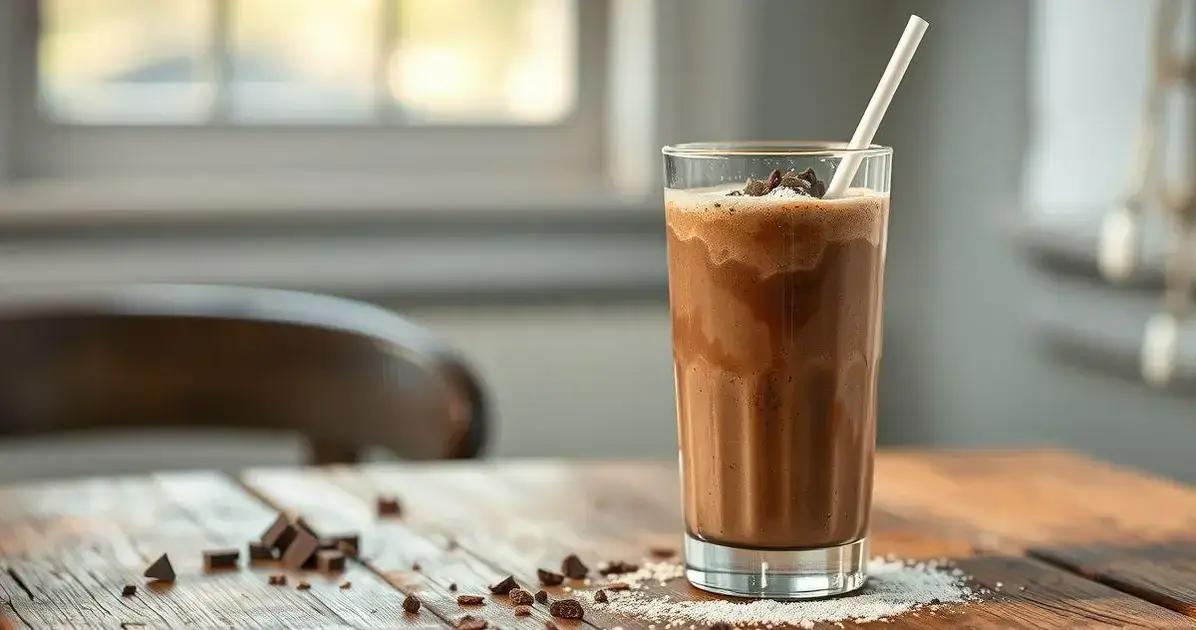 Shake ChocoPower: Energia e Sabor no Copo