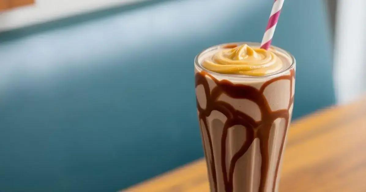 Shake Energia do Amor: Chocolate com Pasta de Amendoim