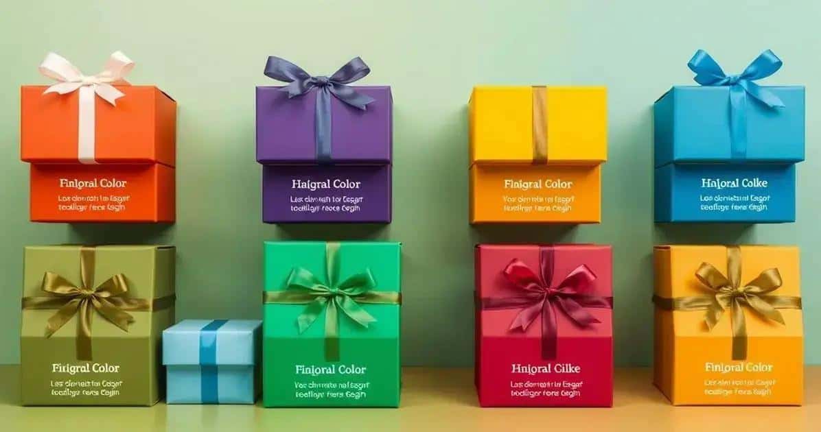 Significado das Cores na Personalização de Embalagens