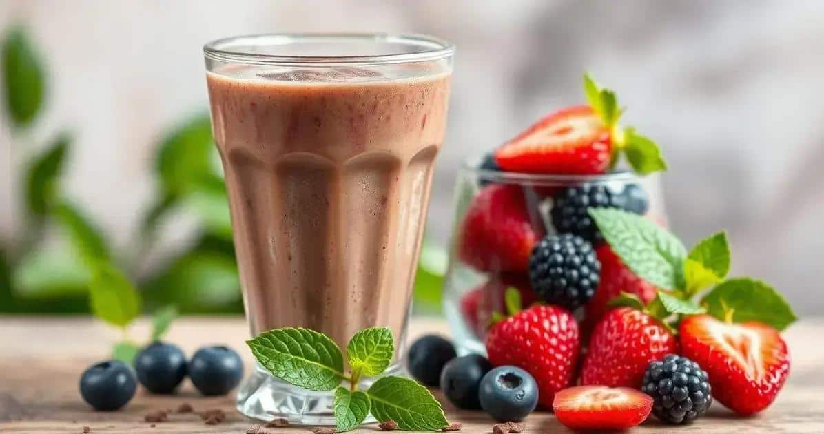 Smoothie Encanto de Cacau e Frutas: Saudável e Delicioso