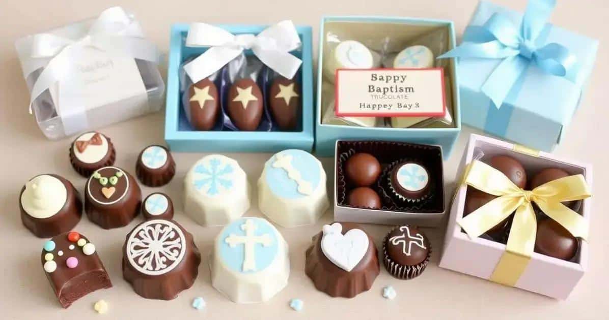 Sugestões criativas de lembrancinhas com chocolate